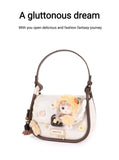 A Gluttonous Dream (New)- Cartoon Stylish  Delicate Shoulder Bag