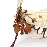 Crossant Sweetheart - Trendy Cute Cartoon Shoulder Crossbody Bag