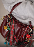 Cherry Heartbeat - Versatile Casual Women's Handheld Single Shoulder Bag