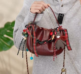 Cherry Heartbeat - Versatile Casual Women's Handheld Single Shoulder Bag