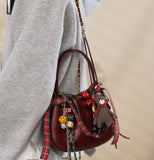 Cherry Heartbeat - Versatile Casual Women's Handheld Single Shoulder Bag