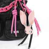 Black& Pink -shoulder cartoon ladies bag