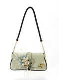 Green Awakening -Personalized, Niche Printed Slanted Underarm Bag