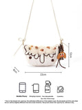 Crossant Sweetheart - Trendy Cute Cartoon Shoulder Crossbody Bag