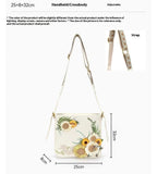 Language of Sunflowers- Trendy versatile crossbody bag