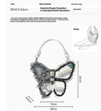 Half Butterfly- Versatile High End Niche Leisure bag.